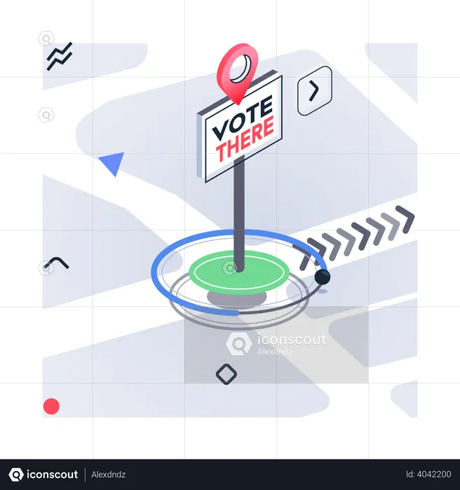 Vote Location  Illustration
