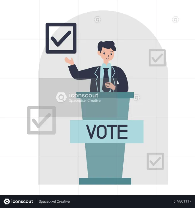 Voting Campaign  Illustration