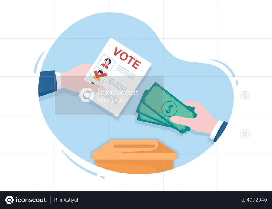 Voting paper  Illustration