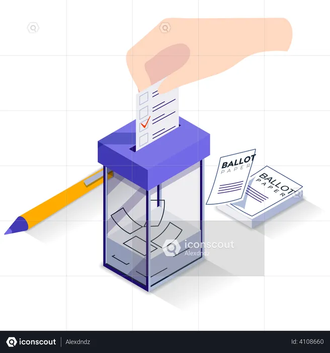 Voting poll  Illustration