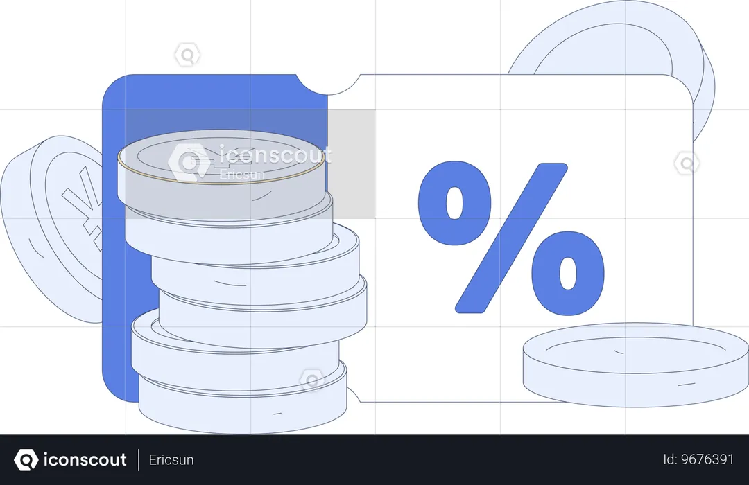 Voucher de desconto  Ilustração