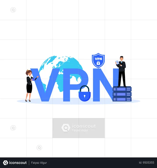 Vpn Access  Illustration
