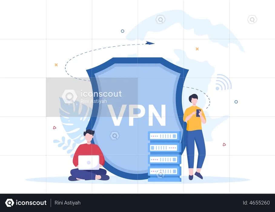 VPN Provider  Illustration