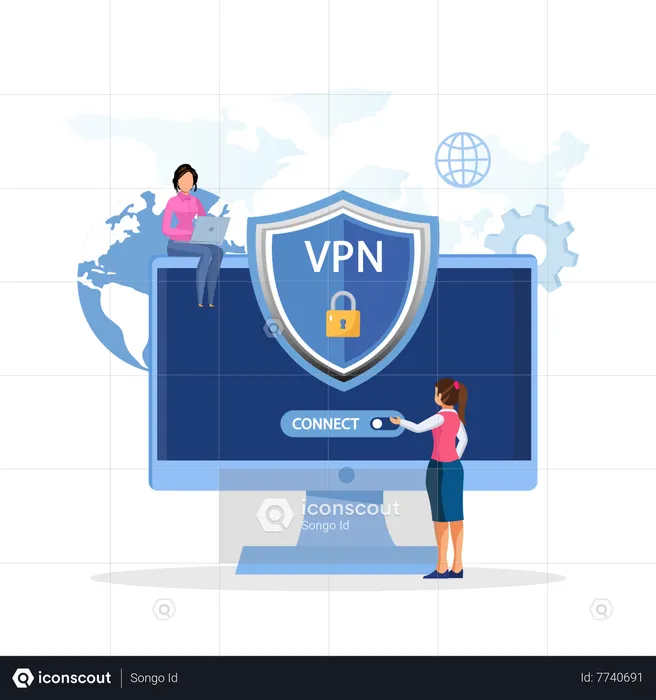 Segurança VPN  Ilustração