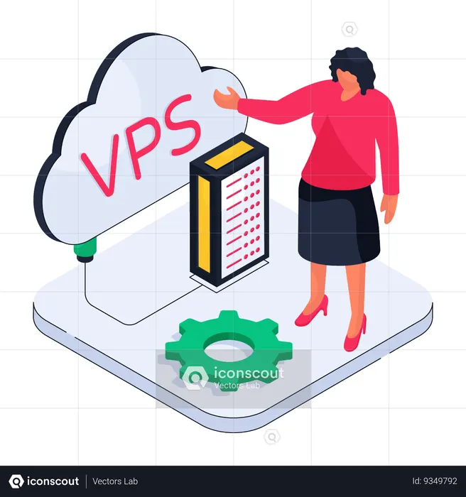 Vps Illustration Free Download Seo &  Illustrations IconScout