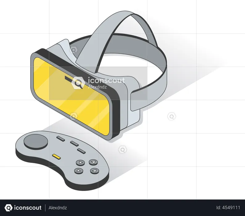 Vr Game Controller  Illustration