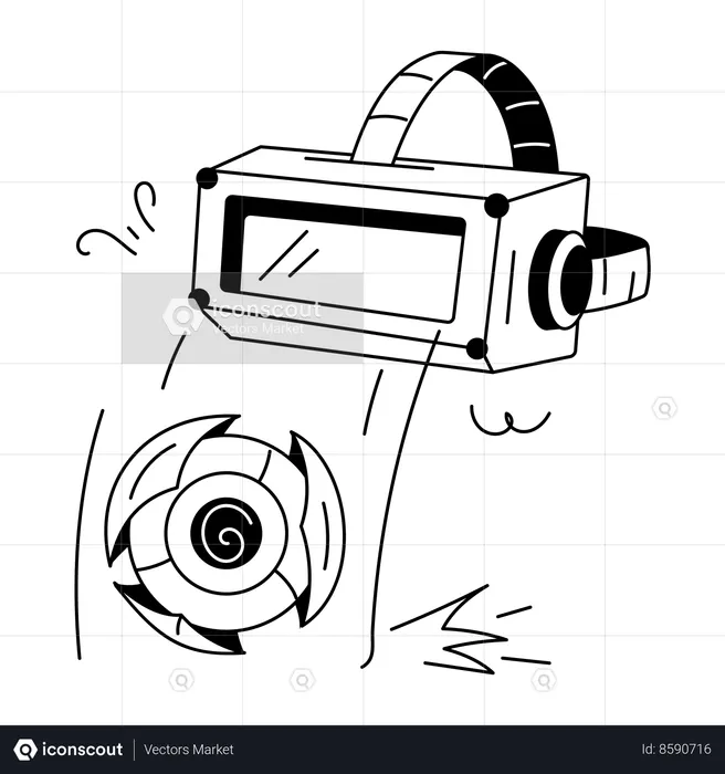 VR Headset  Illustration
