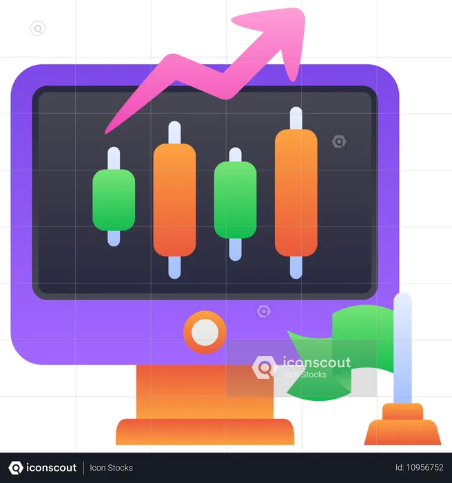 Wachstumsdiagramm  Illustration