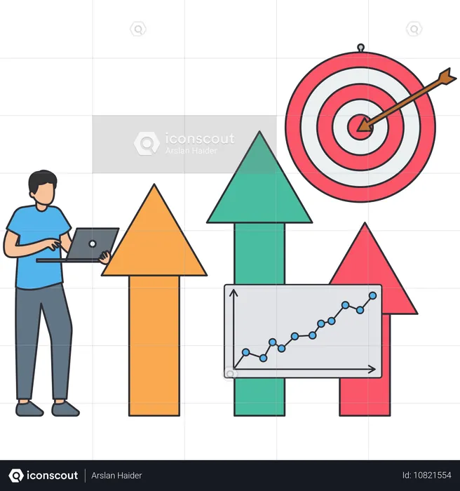 Wachstumsstrategie  Illustration