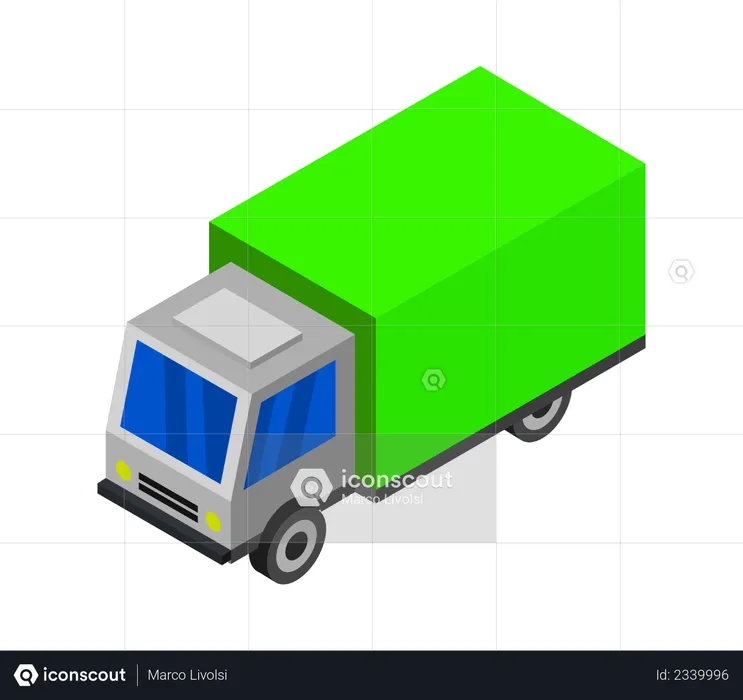 Wagon Truck  Illustration