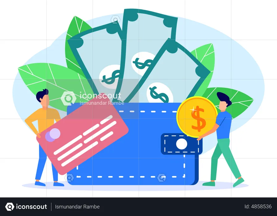 Wallet Balance  Illustration