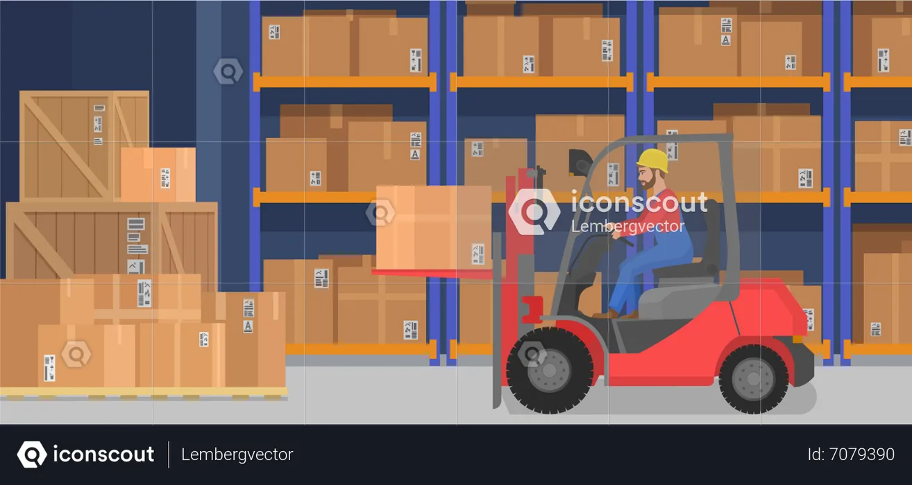 Warehouse  Illustration