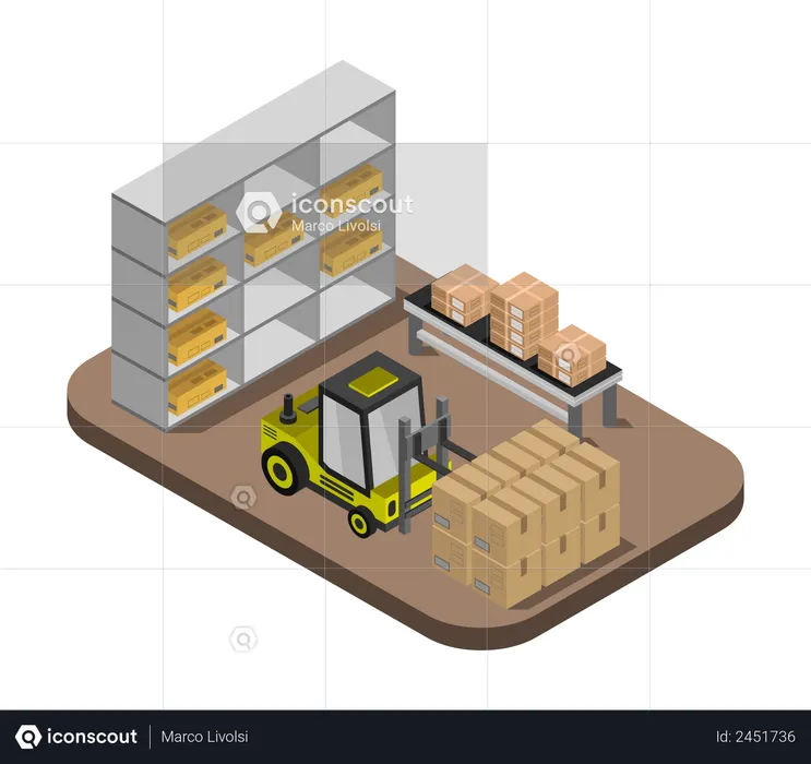 Warehouse  Illustration