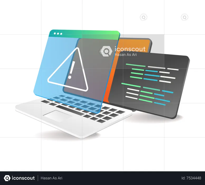 Warning in computer programming language  Illustration