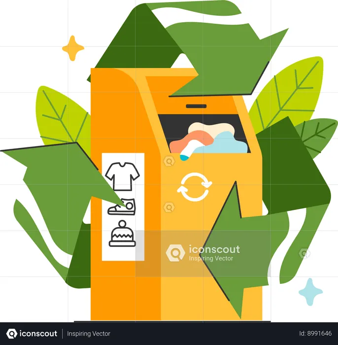 Waste collection  Illustration