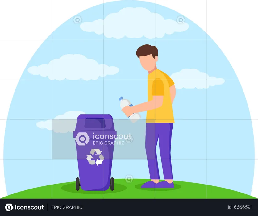 Waste management  Illustration