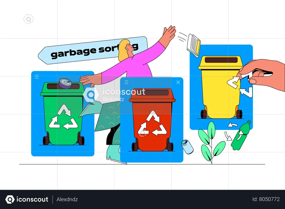 Waste Management  Illustration