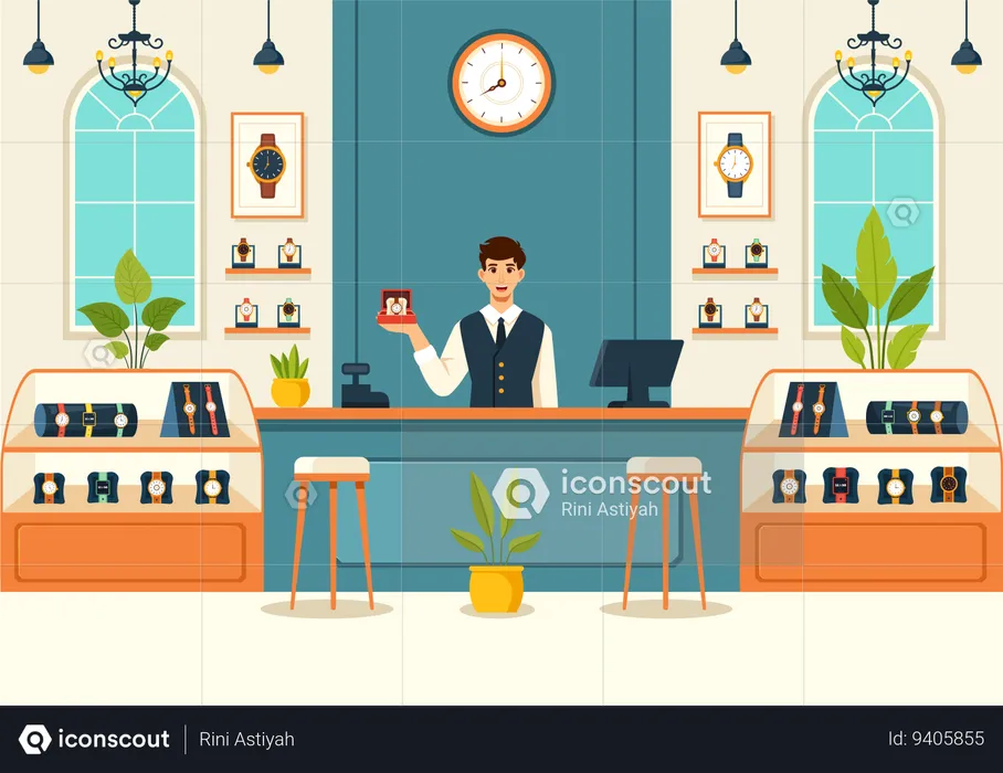 Watch Outlet  Illustration
