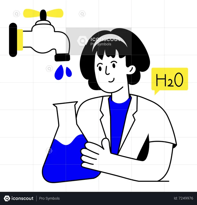 Water Examination  Illustration