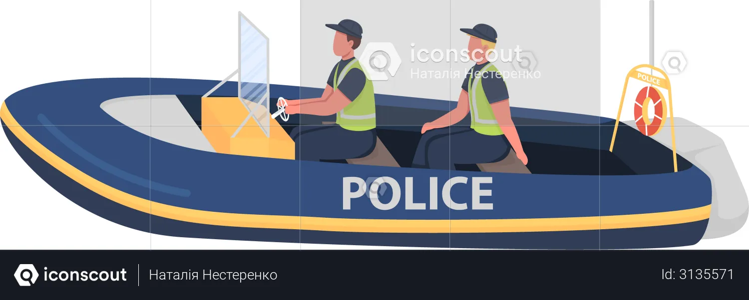 Water police  Illustration
