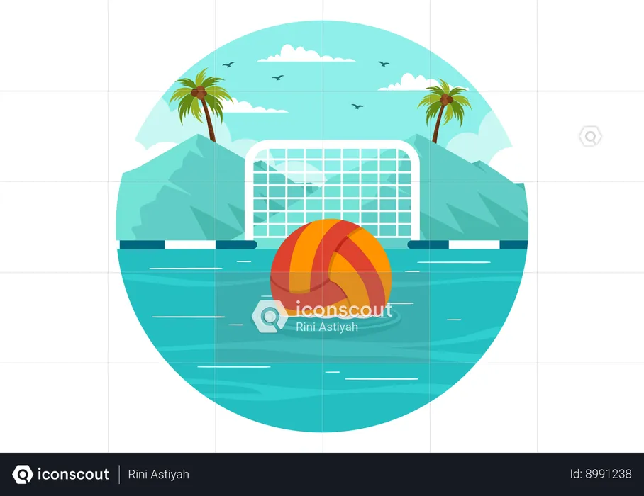 Water Polo Sport  Illustration
