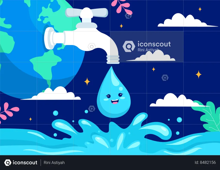 Water Resource Management  Illustration