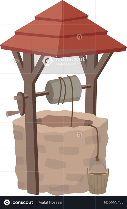 Water Well  Illustration