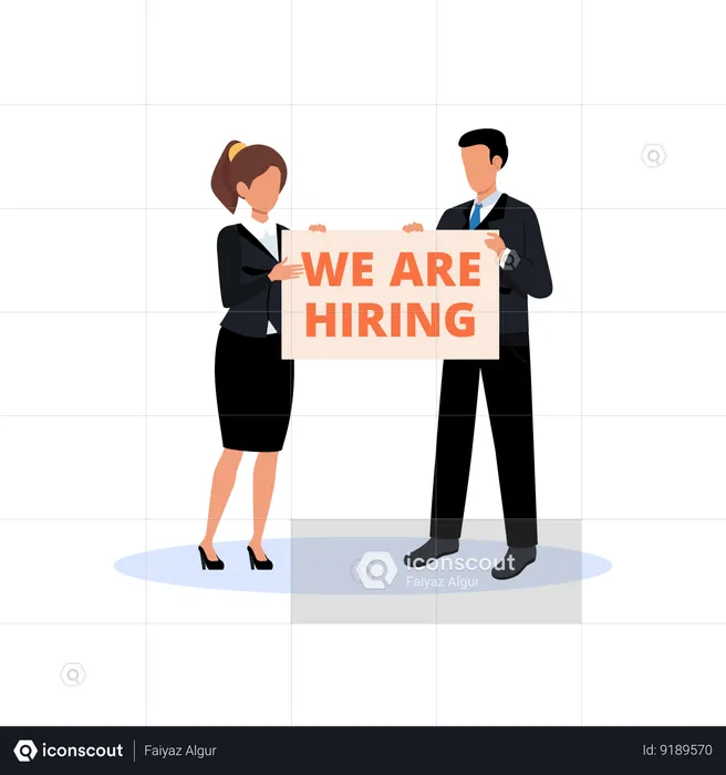 We are hiring  Illustration