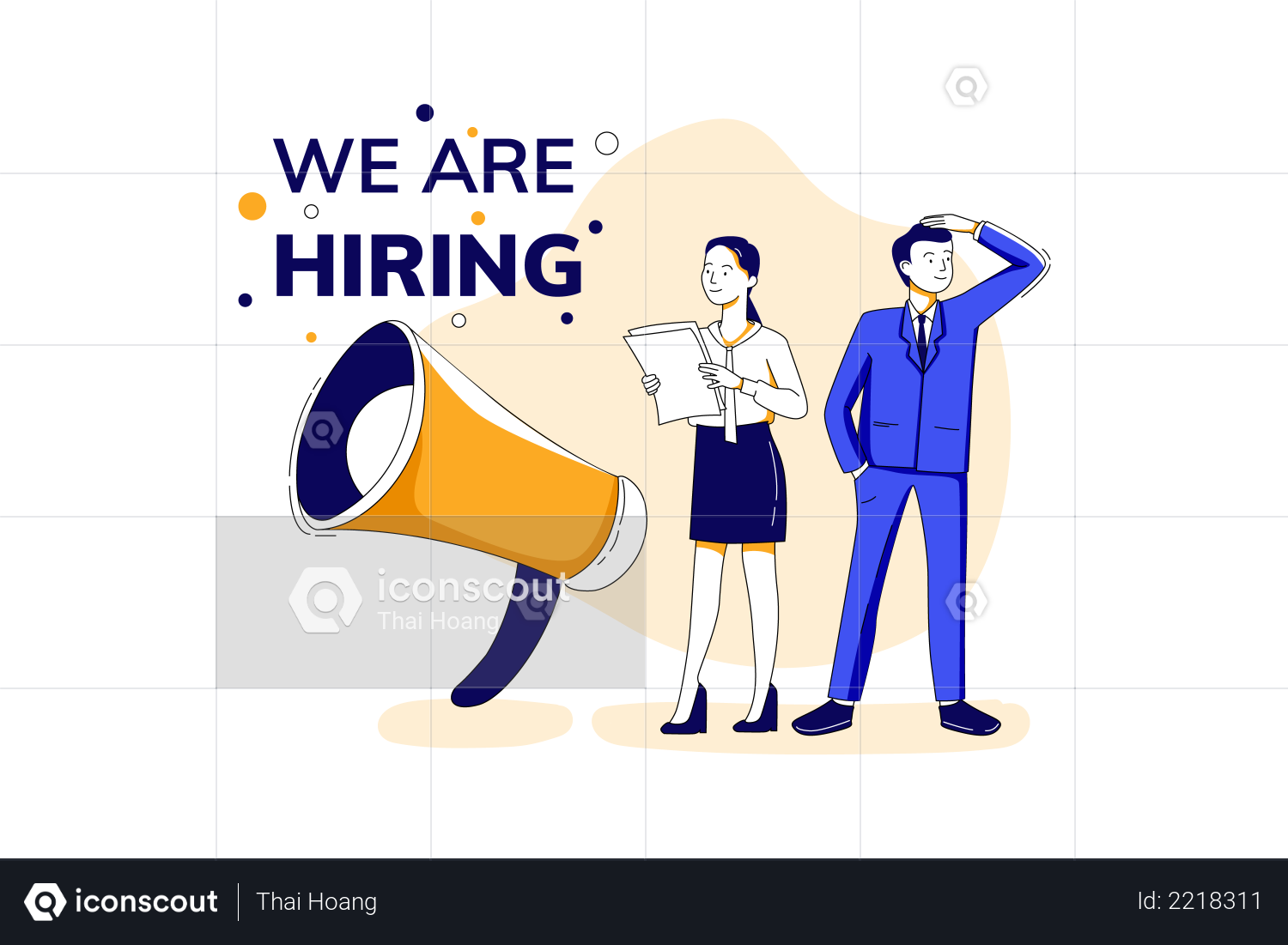 Best Premium We Are Hiring Illustration Download In PNG & Vector Format