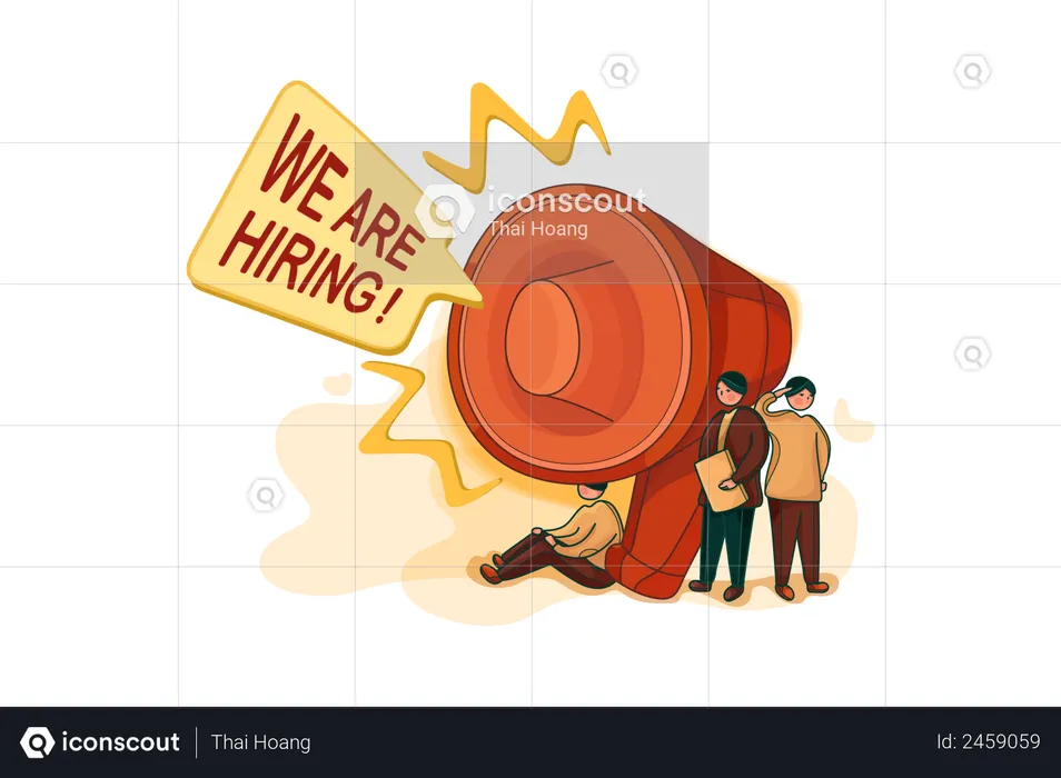 We Are Hiring  Illustration