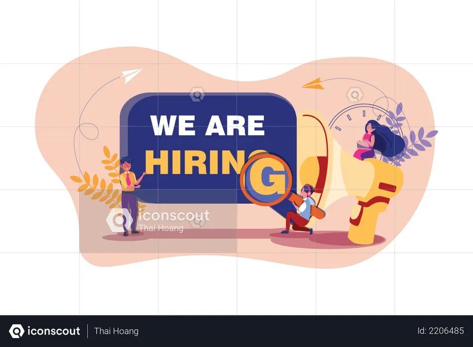 We Are Hiring  Illustration