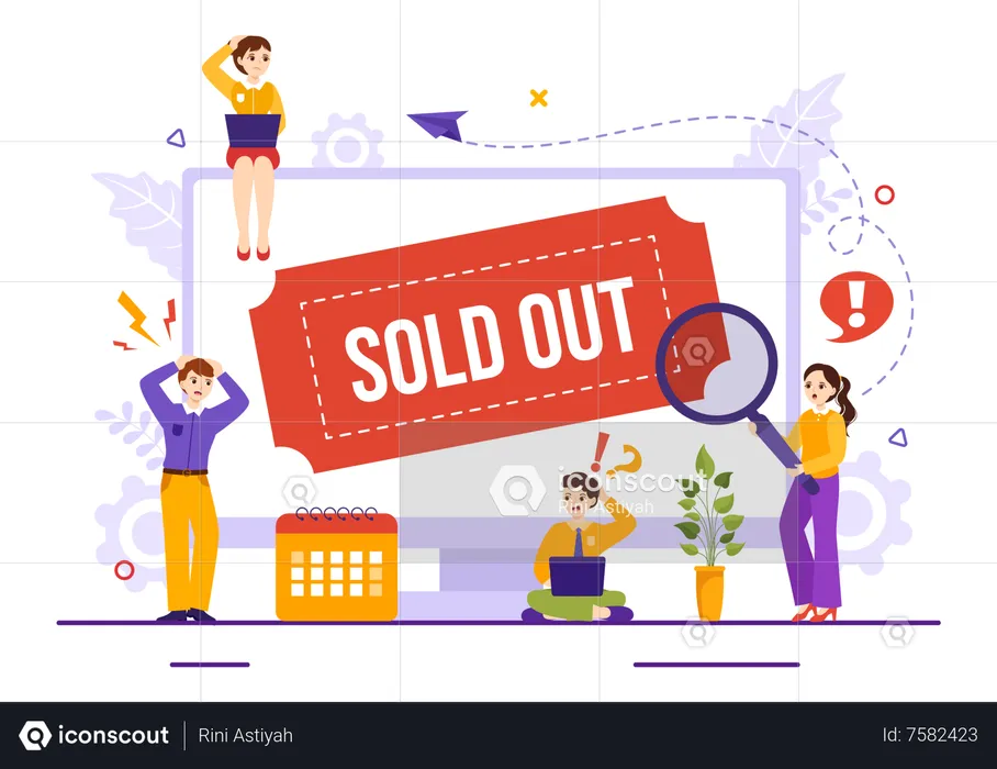 We Are Sold Out  Illustration
