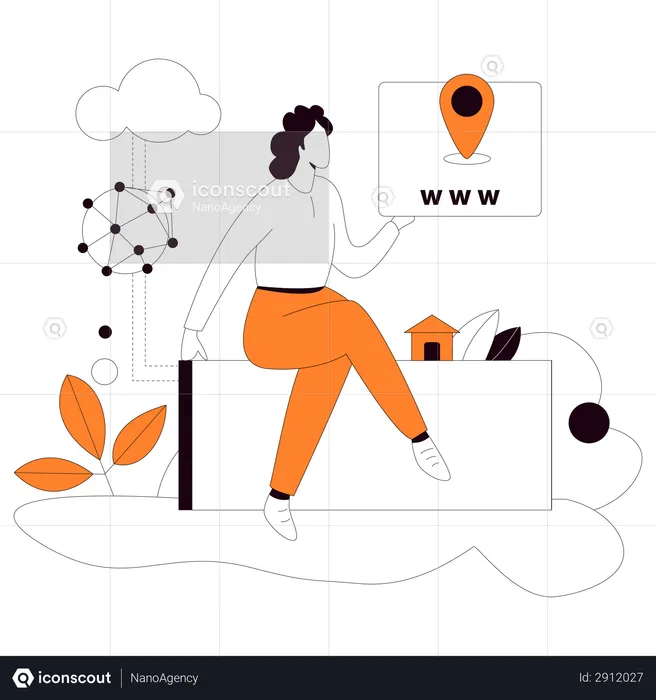 Web Address  Illustration