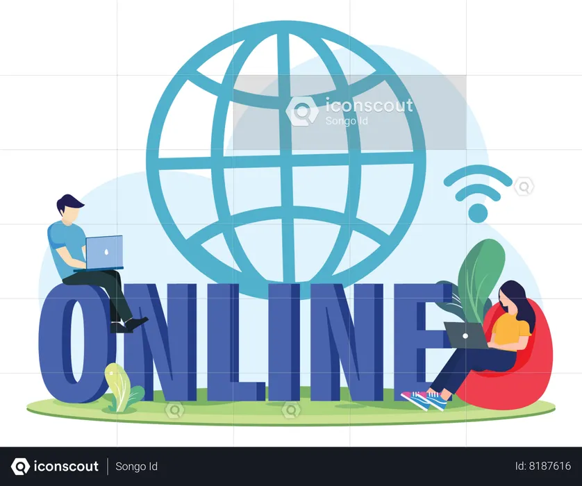 Web Address  Illustration