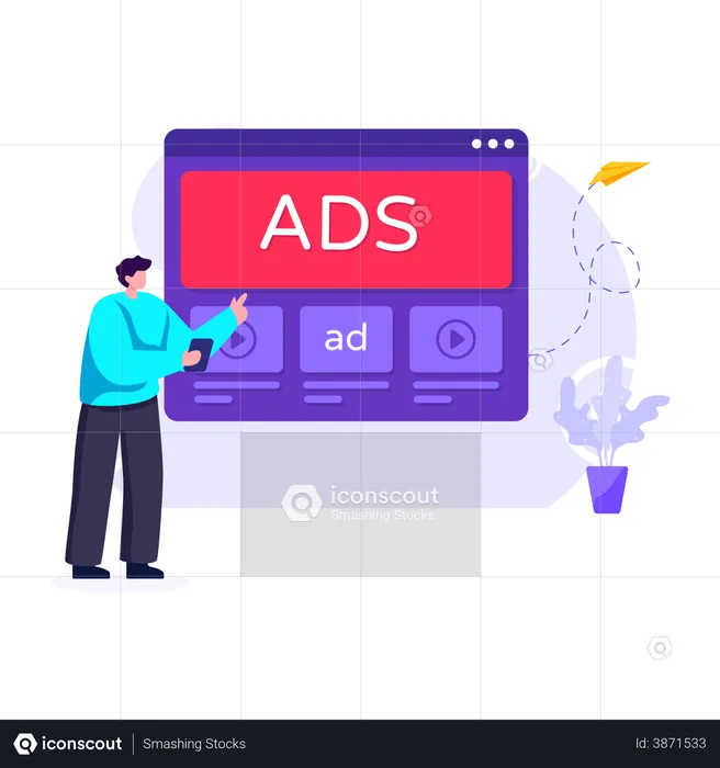 Web Ads  Illustration