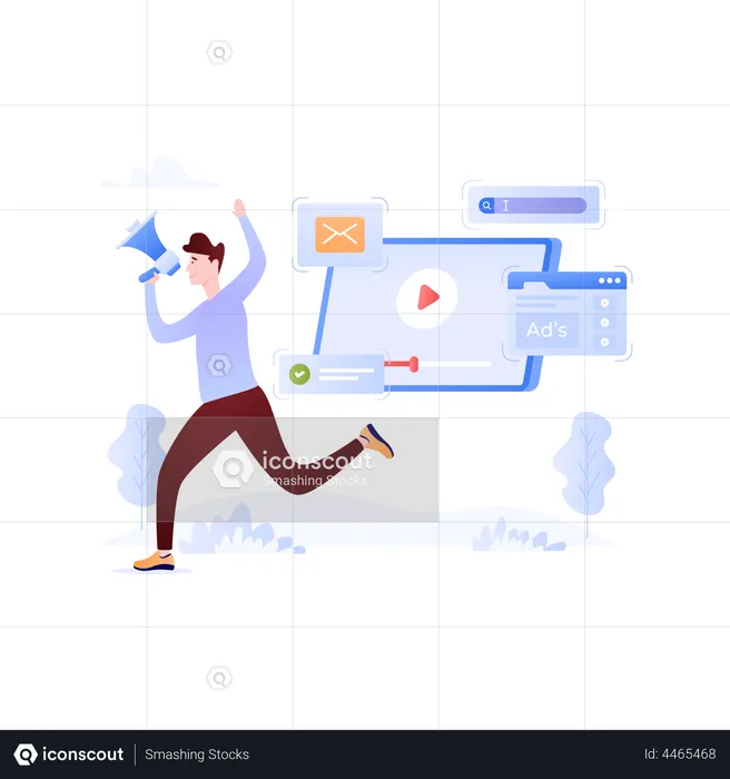 Web Advertising  Illustration