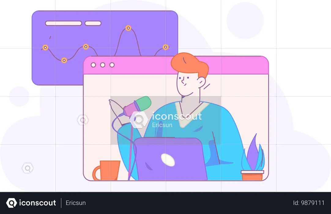 Web Analytics  Illustration