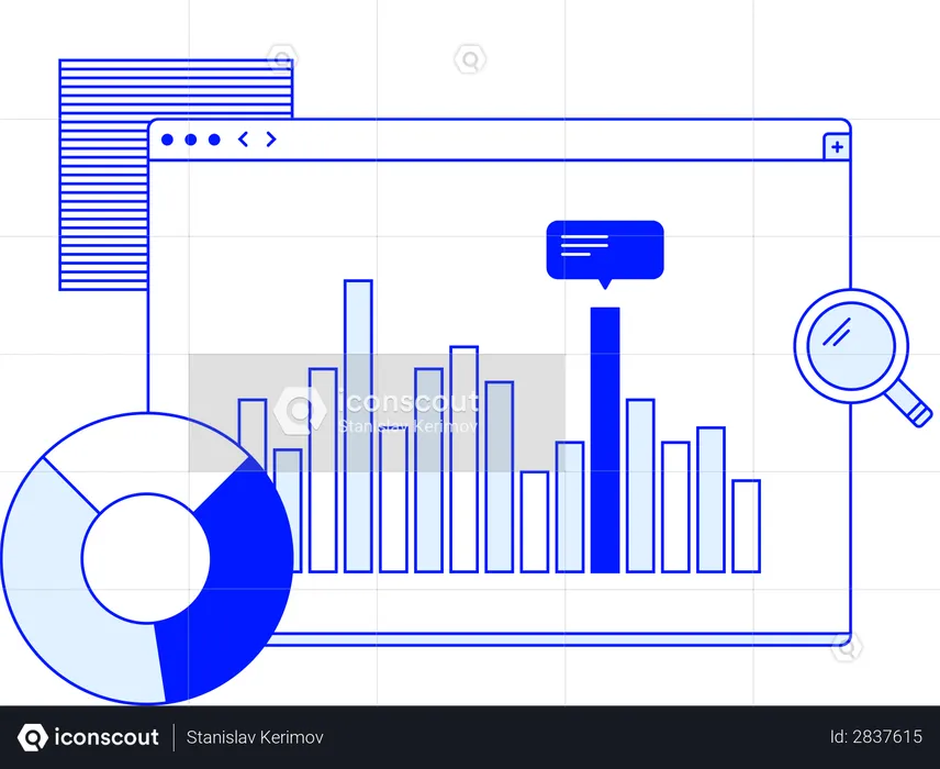 Web Analytics  Illustration