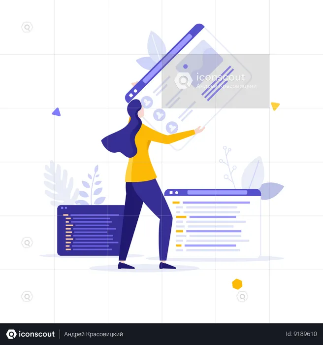 Web Design  Illustration