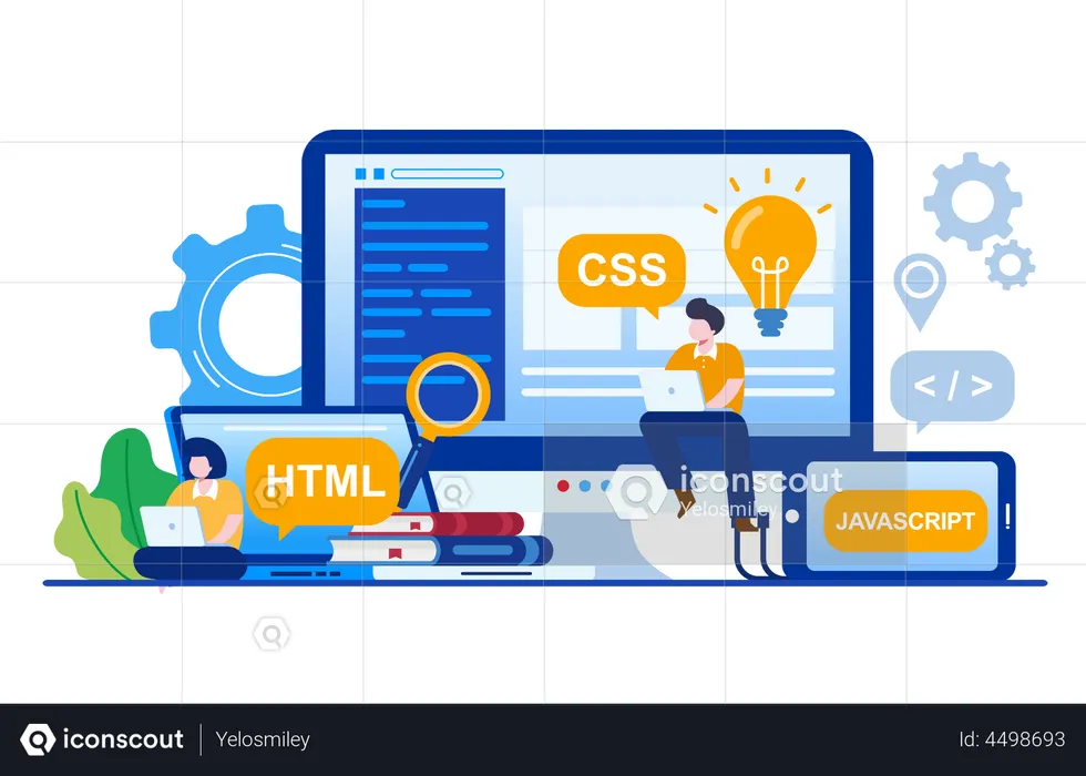 Web Development  Illustration