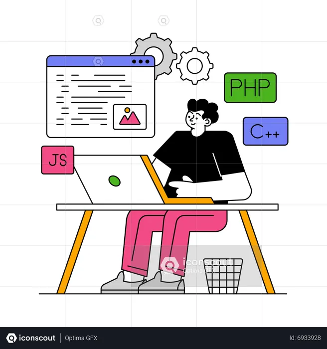 Web Development  Illustration