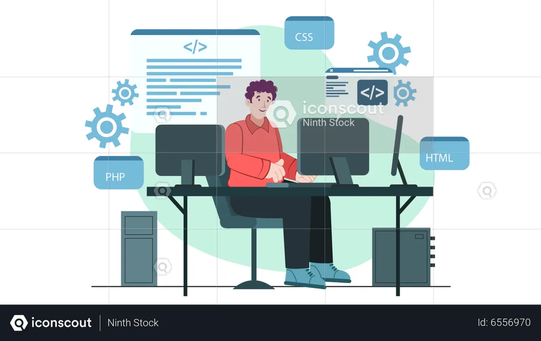 Web development  Illustration