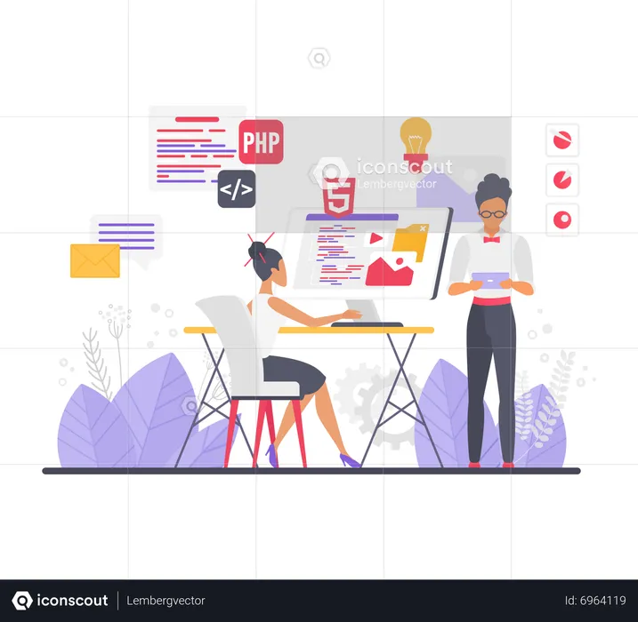 Web development  Illustration