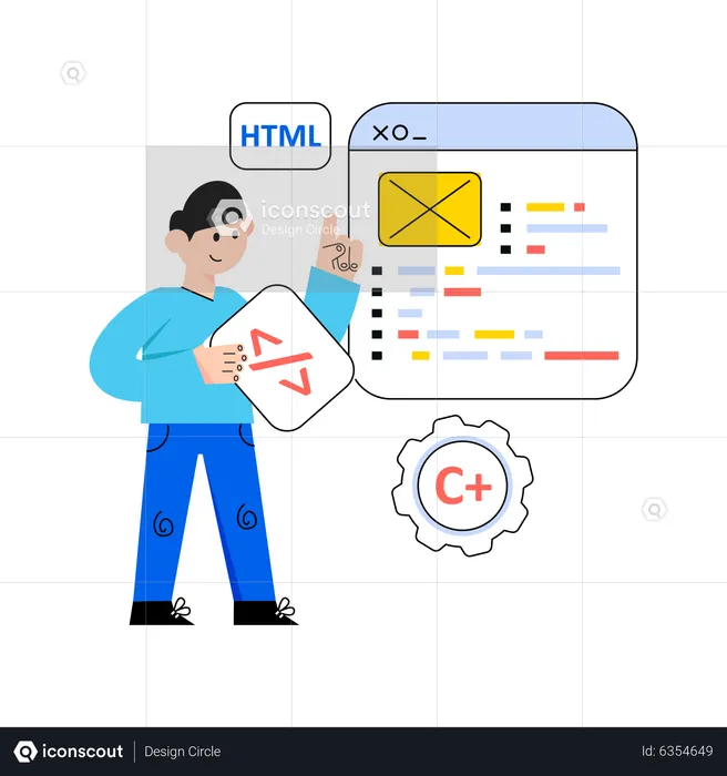 Web Development  Illustration