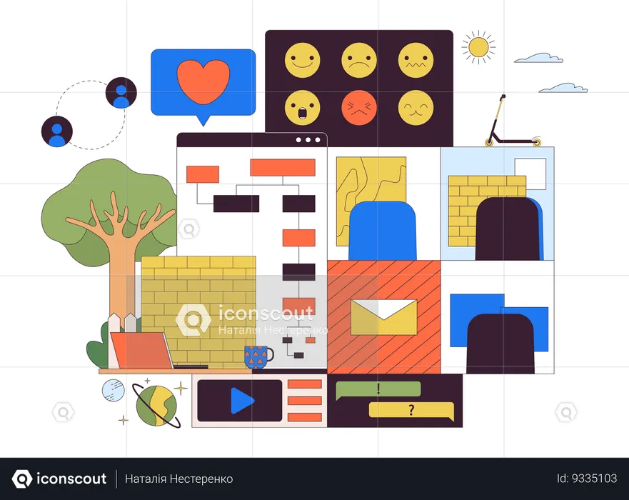 Web development  Illustration