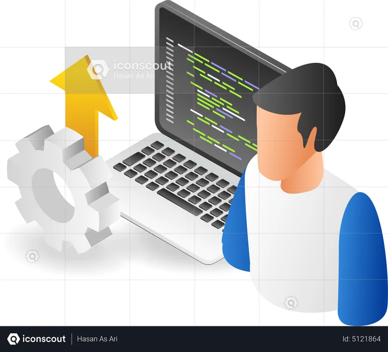 Web development  Illustration