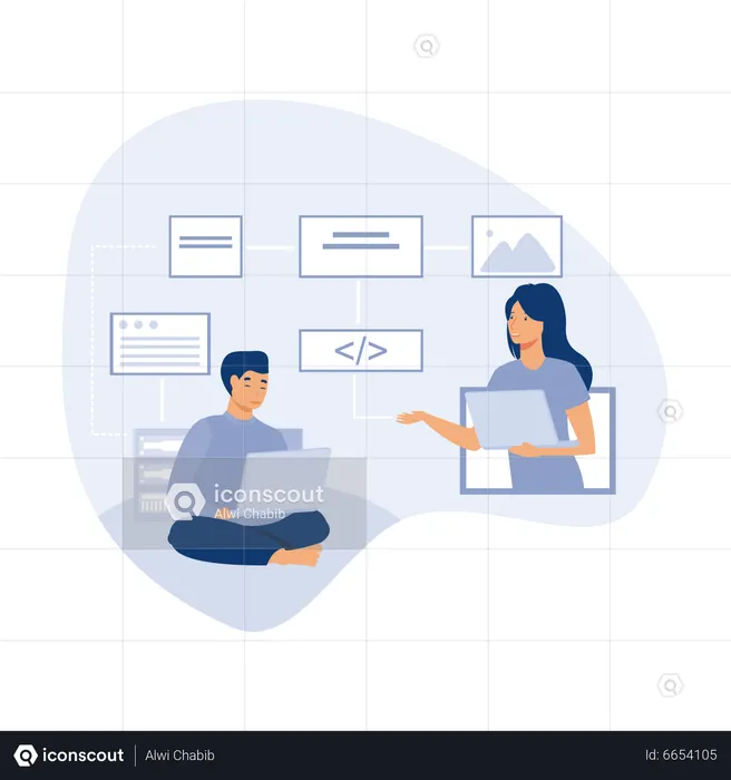 Web Development Tutorials  Illustration