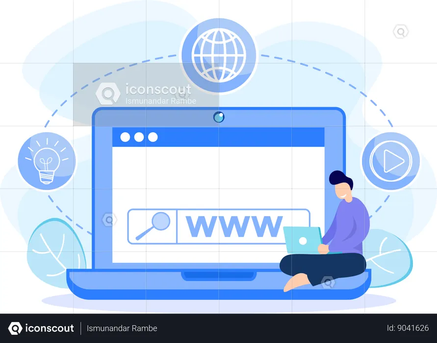 Web Environment  Illustration