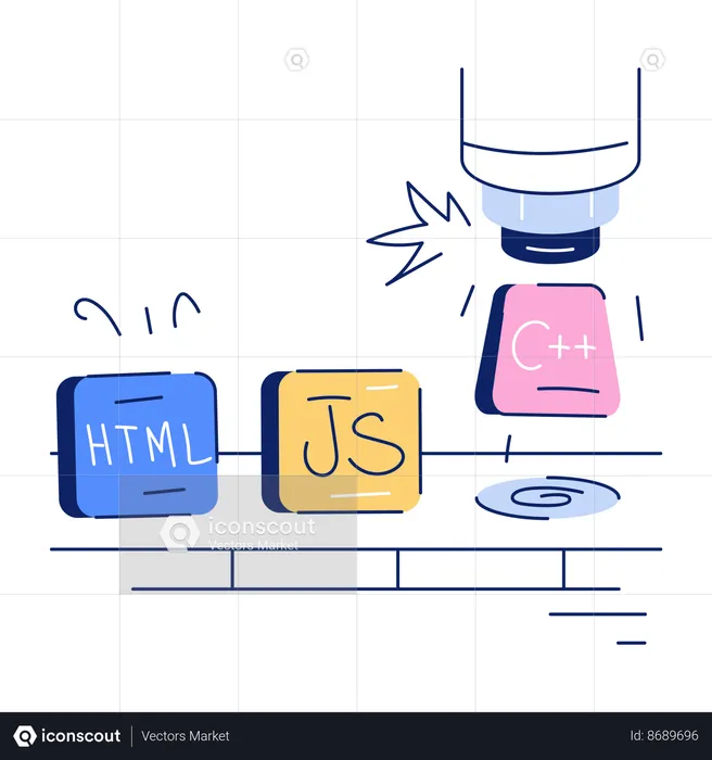 Web Languages  Illustration