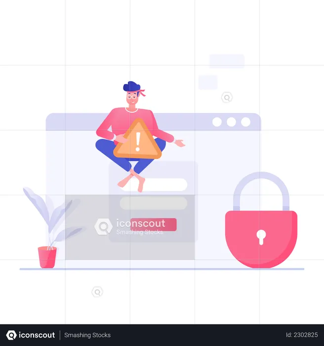 Web login Security  Illustration